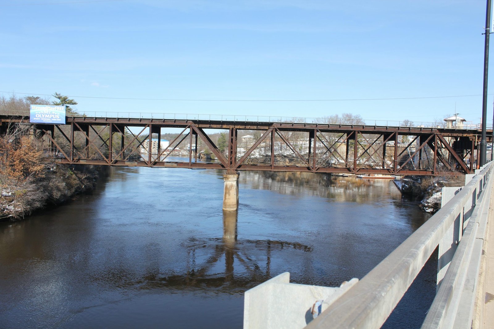 Deck truss spans